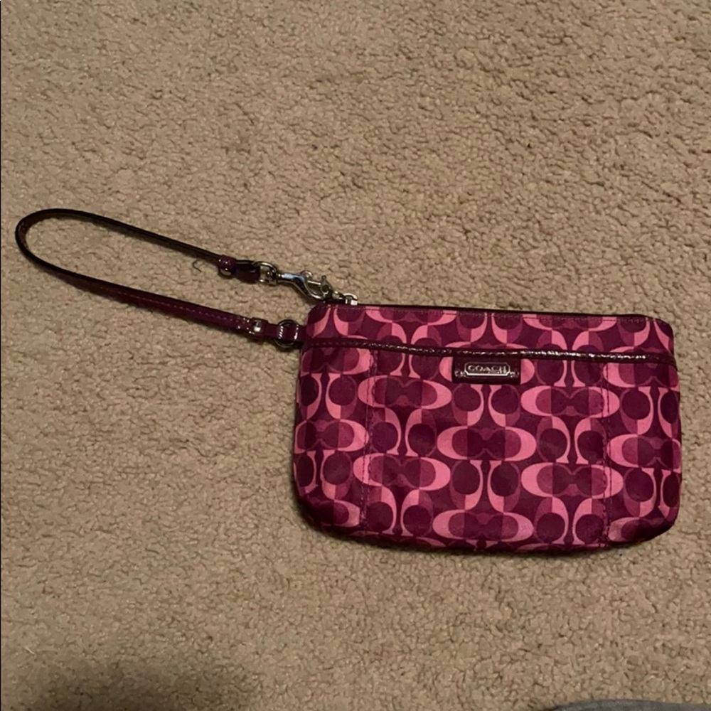 Coach wristlet